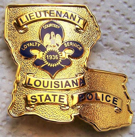 Collectors-Badges Auctions - Current Style Louisiana State Police Lieutenant Badge