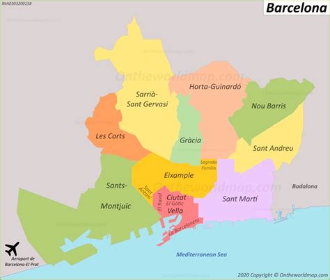 Barcelona Maps | Spain | Maps of Barcelona City