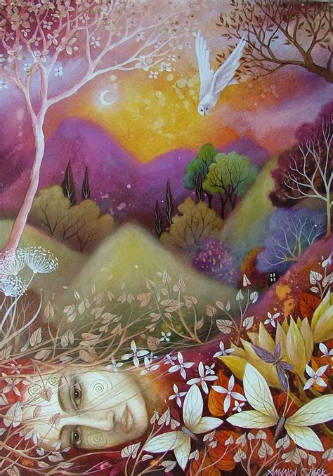 Earth Angels Art. Art and Illustrations by Amanda Clark: A painting for Lisa. ' Dawn Delight'.