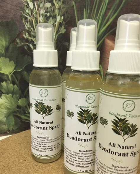 All Natural Deodorant Spray – Glenbrook Farms Herbs and Such