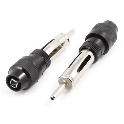 Auto Car Radio AM/FM Antenna Adapter Male Plug Connector Black HY ...