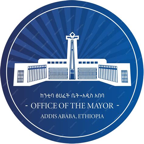 Premium Vector | Addis Ababa Ethiopian City mayor office logo