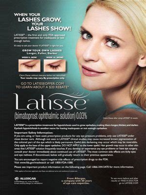 Claire Danes for Latisse since 2010 Cottonwood Heights, Dermatology Clinic, Latisse, Luscious ...