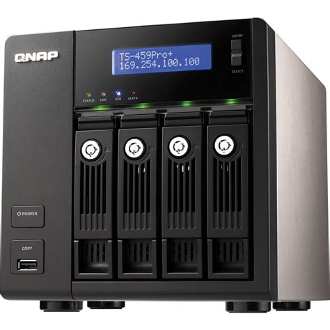 QNAP TS-459 Pro+ Turbo NAS Hard Drive Enclosure TS-459-PRO+-US