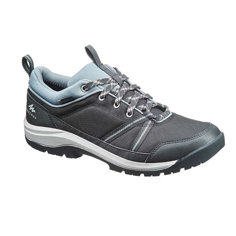 QUECHUA NH150 Womens Waterproof Walking Shoes - Grey ...