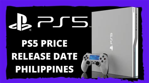 PS5 Price, Release Date in Philippines | Playstation 5 Specs - YouTube