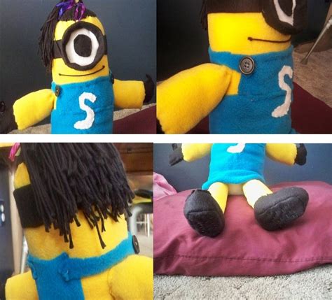 My Minion Plushie · A Food Plushie · Sewing on Cut Out + Keep ...