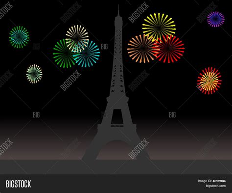 Eiffel Tower Fireworks Image & Photo (Free Trial) | Bigstock