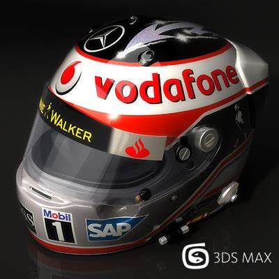 fernando alonso helmet 3d max