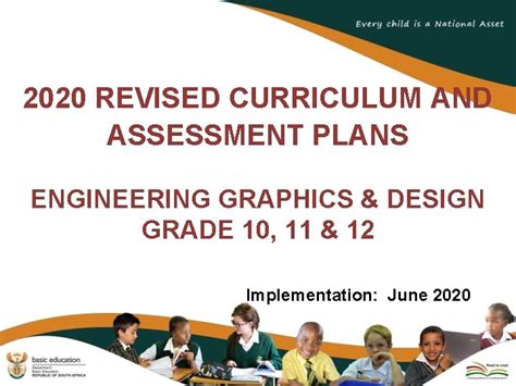 2020 REVISED CURRICULUM AND ASSESSMENT PLANS ENGINEERING GRAPHICS