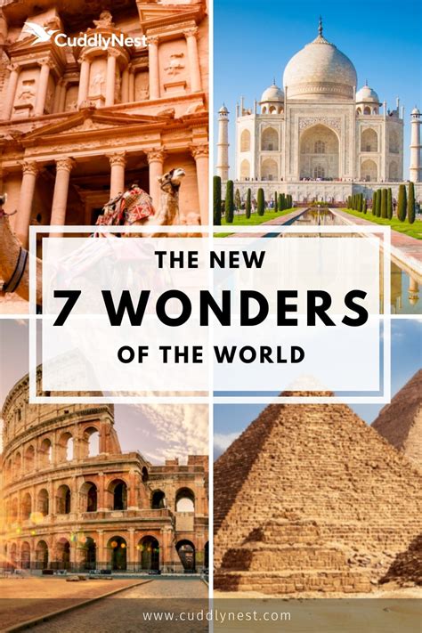 Discover the New Seven Wonders of the World | CuddlyNest Travel Blog