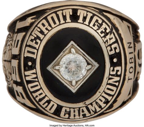 1968 Detroit Tigers World Series Championship Ring.... Baseball | Lot ...