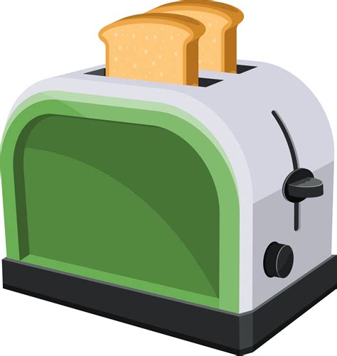 Bread toaster clipart design illustration 9384732 PNG