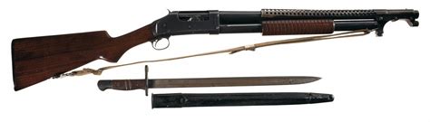 Winchester Trench Shotgun with Winchester 1917 Bayonet