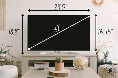 What Are The Dimensions Of A 32 Inch TV? - Measuring Stuff