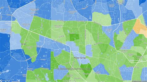 Race, Diversity, and Ethnicity in Powder Springs, GA | BestNeighborhood.org