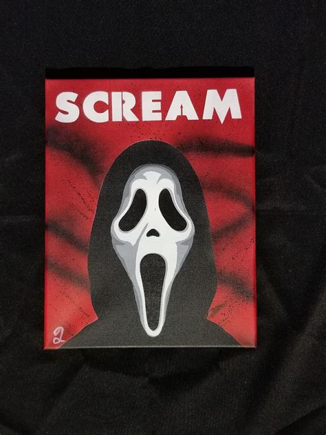 Made with spray paint, perfect for Scream and horror fans. Halloween ...