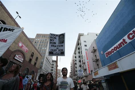 Zimmerman protests: Peaceful at Los Angeles City Hall - Los Angeles Times