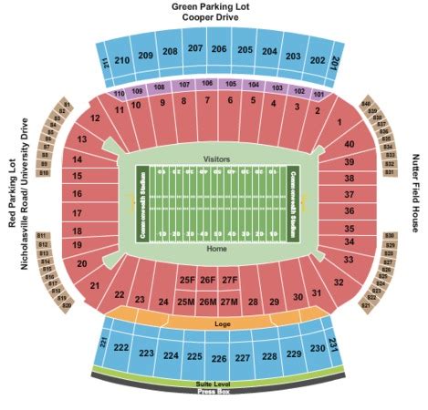 Kroger Field Tickets in Lexington Kentucky, Kroger Field Seating Charts ...