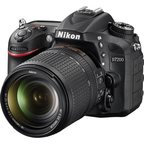 Nikon D7200 DSLR Camera with 18-140mm Lens 1555 B&H Photo Video