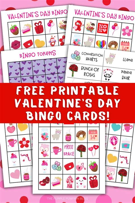 Free Printable Valentine's Day Bingo Cards