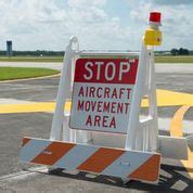Neubert. Airport Vehicle Access Sign & Barricade