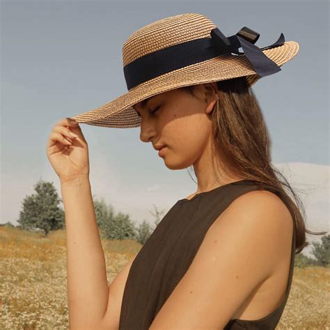 Womens Straw Hat Wide Brim Floppy Beach Cap | Beachwear Central