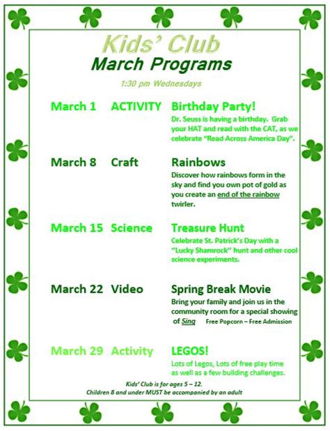 Join us for these fun Kids Club activities next month! | AMERICAN FALLS DISTRICT LIBRARY