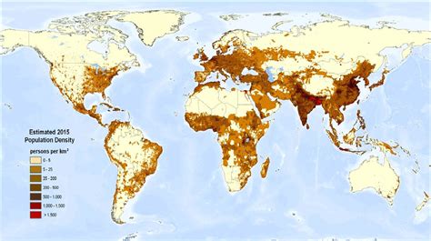 ¿Quieres irte a donde no viva nadie? Este mapa de la densidad de p... | Scoopnest