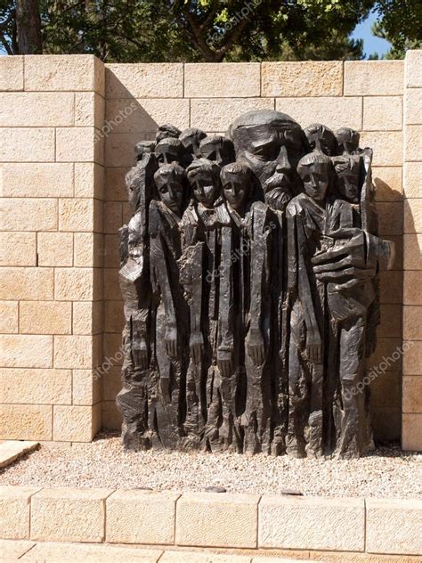 Monument in Yad Vashem.Holocaust Memorial.Jerusalem — Stock Photo ...