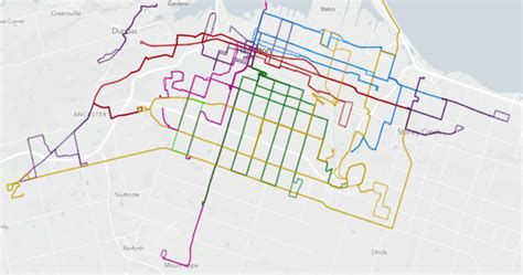 Hamilton bus transit network (REMIX) | Download Scientific Diagram