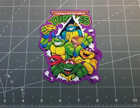 TEENAGE MUTANT NINJA turtles vinyl sticker £3.50 - PicClick UK