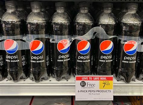 Pepsi Zero Sugar 6-Pack Bottles Just $3 At Publix - iHeartPublix