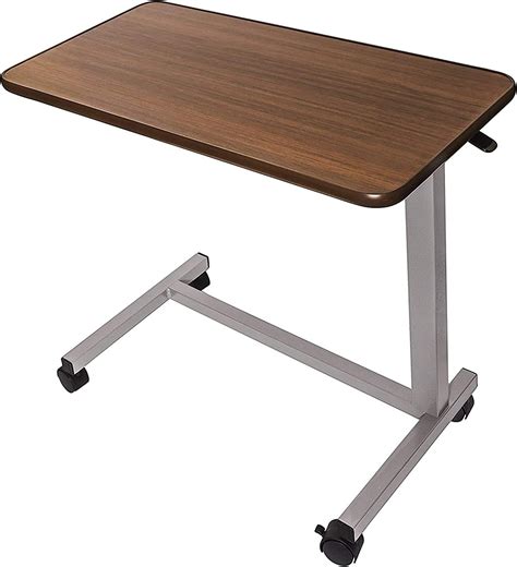 Vaunn Medical Adjustable Overbed Bedside Table with Wheels (Hospital and Home use): Amazon.ca ...