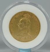 Lot 741: 3 British Sovereign Gold Coins, 1880, 1890, 1895 | Case Auctions