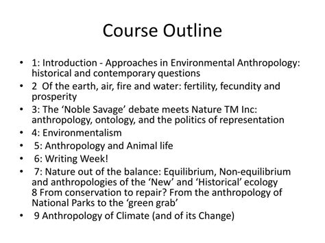 PPT - Environmental Anthropology PowerPoint Presentation, free download ...