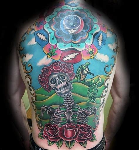 50 Grateful Dead Tattoo Designs For Men - Rock Band Ink Ideas