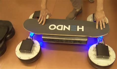 First 'real' levitating hoverboard from Hendo shows off improved technology