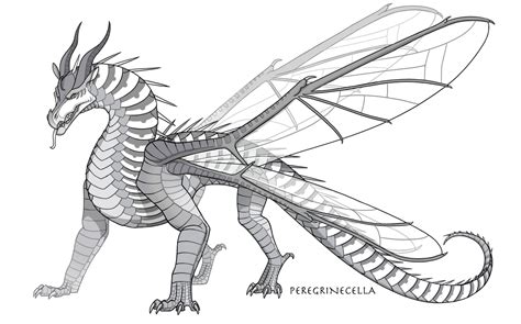 HiveWing Base by Peregrinecella on DeviantArt | Wings of fire dragons ...