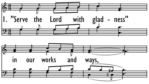 SERVE THE LORD WITH GLADNESS | Digital Songs & Hymns