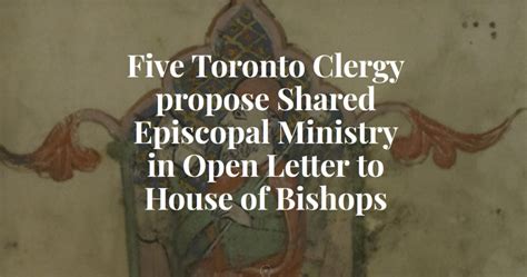 Five Diocese of Toronto clergy want a divorce from the diocese. Except they don’t | Anglican ...