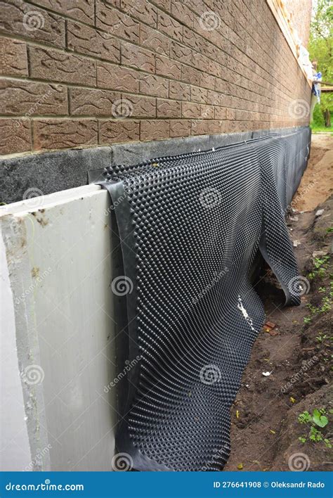 House Foundation Wall Insulation with Rigid Foam Board and ...