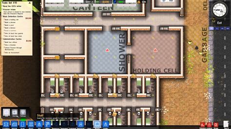 Prison Architect basic prison layout - YouTube