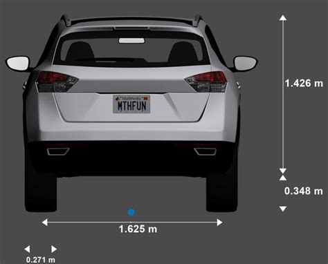 Sport utility vehicle dimensions - MATLAB