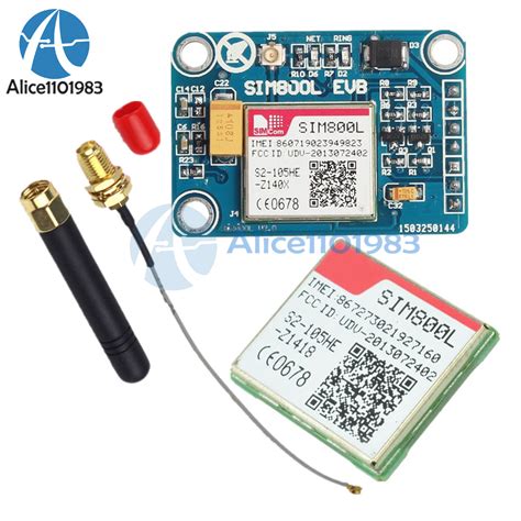 SIM800L Wireless GPRS GSM TTL Port LGA Chip Quad-Band IPEX Connector Antenna | eBay