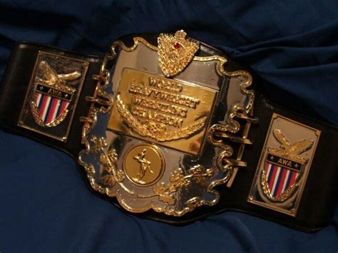 AWA Heavyweight Championship | Sports belt, Wwe belts, Warriors championships