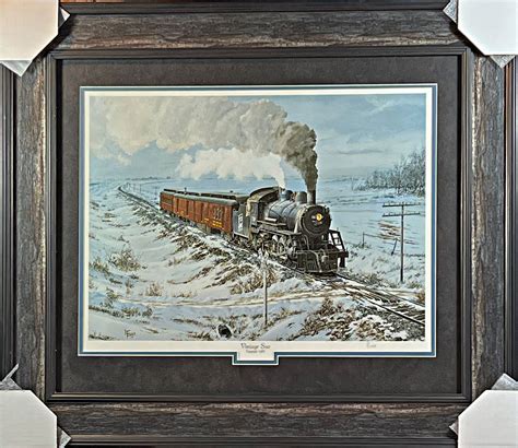 Fisher Vintage Soo Train Art Print-framed 30 X 26 - Etsy