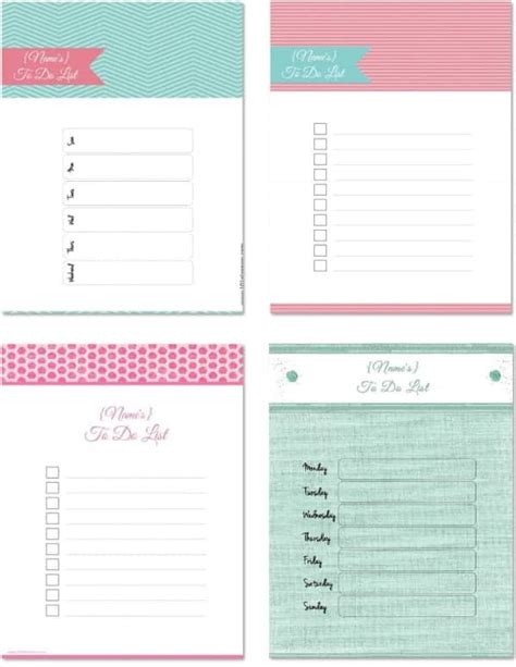 FREE Printable To Do List Template | Print or Use Online