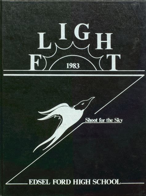 1983 yearbook from Edsel Ford High School from Dearborn, Michigan