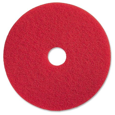 Genuine Joe 13 in. Red Buffing Floor Pad (5/Carton)-GJO90413 - The Home Depot